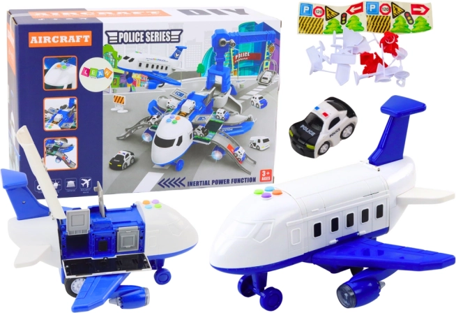 Interaktivt politifly 2-i-1 DIY med kommissariat