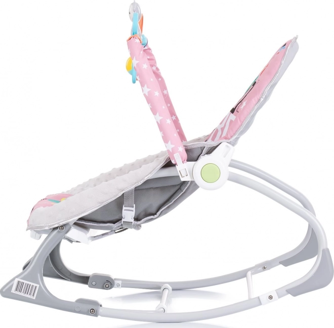 CHIPOLINO Babystol vibrerende 2i1 Baby Spa Pink