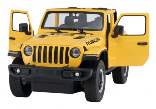 Auto R/C Jeep Wrangler Rubicon 1:14 Rastar – Gul