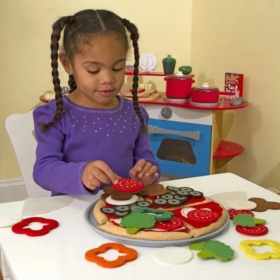 Pizzasæt af filtmateriale Melissa & Doug