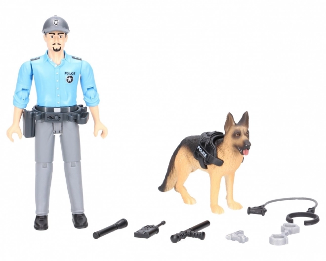 Bruder BWORLD politimand med hund