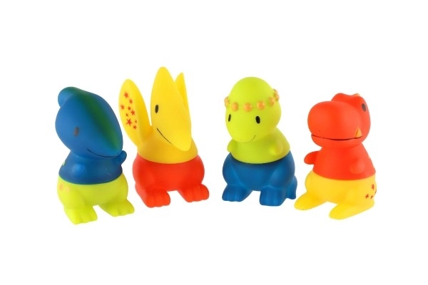 Sammenfoldelige gummidinosaurer til badet