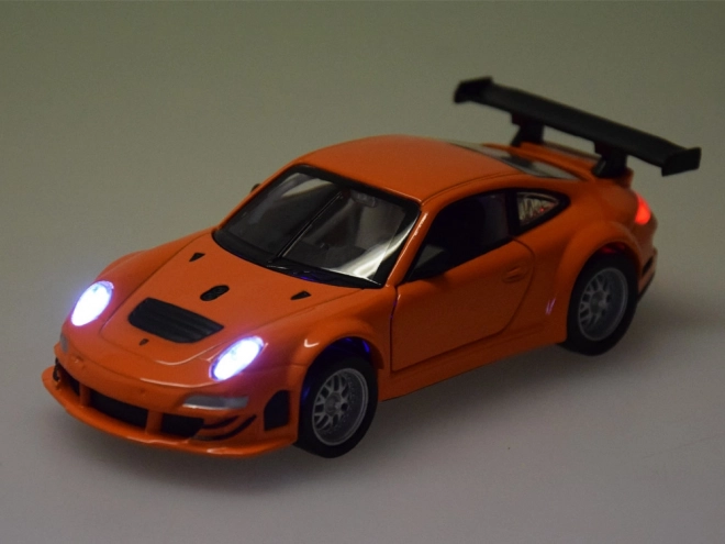 Metalmodel Porsche 911 GT3 RSR 1:32 med lys og lyd