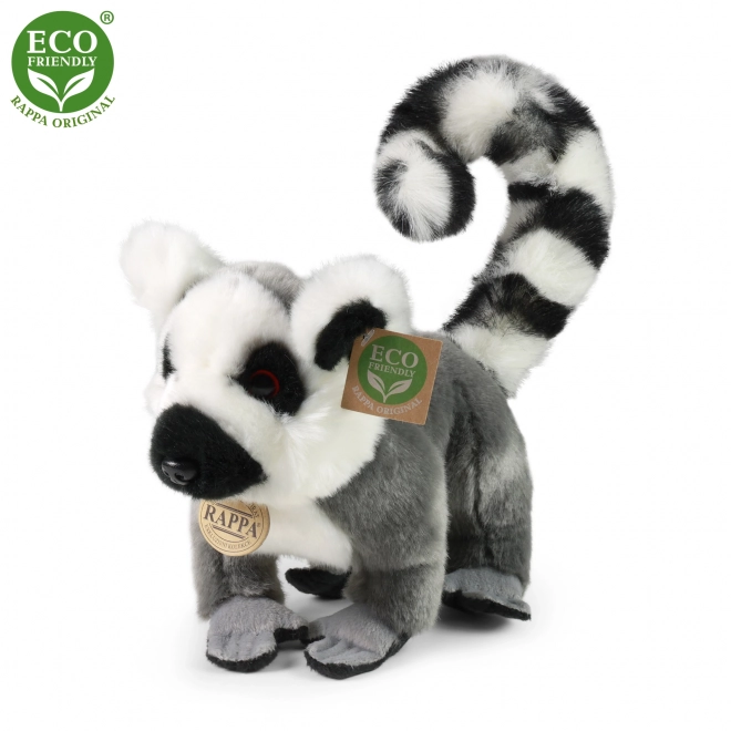 Stående plyssede lemur 28 cm MILJØVENLIG