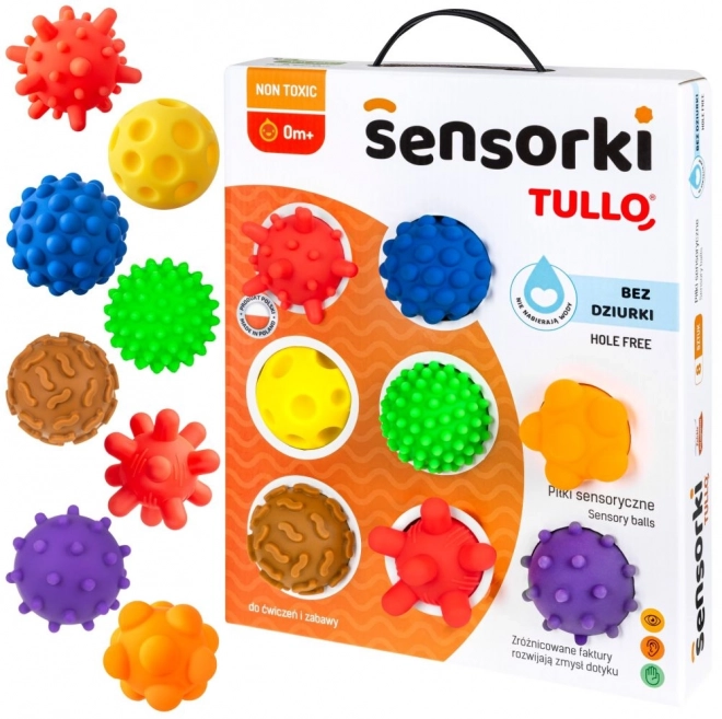 Tullo Sensor Balls - 8 kugler uden huller