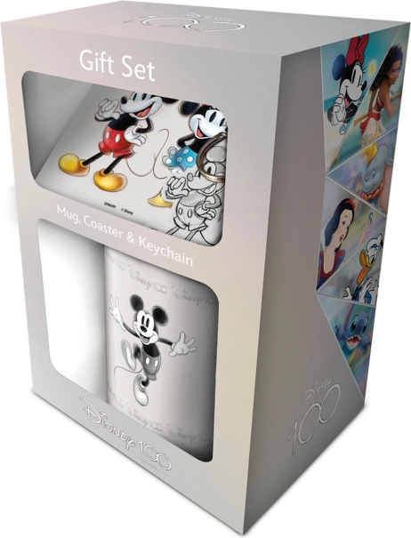 Disney 100 Heritage Sketch gavesæt – krus, bordskåner og nøglering