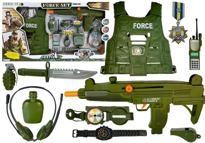 Militær pistol sæt Lyd af skud Stretch