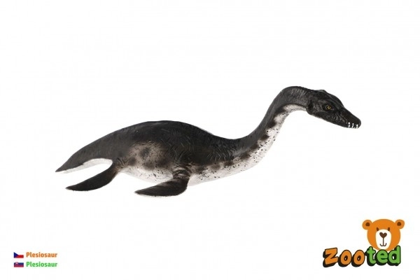Plesiosaur modelleret i plast 23 cm i pose