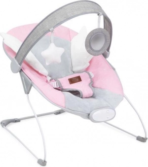 Vibrerende liggestol til baby MoMi TULI rosa