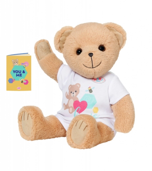 Bamse BABY born, hvidt tøj