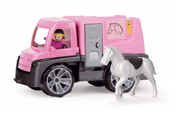 Auto Truxx hestetransport med figurer plast 26cm i kasse 39x22x16cm 24m+