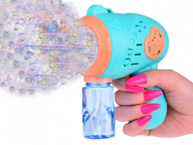 Farverig børne sæbeboble pistol