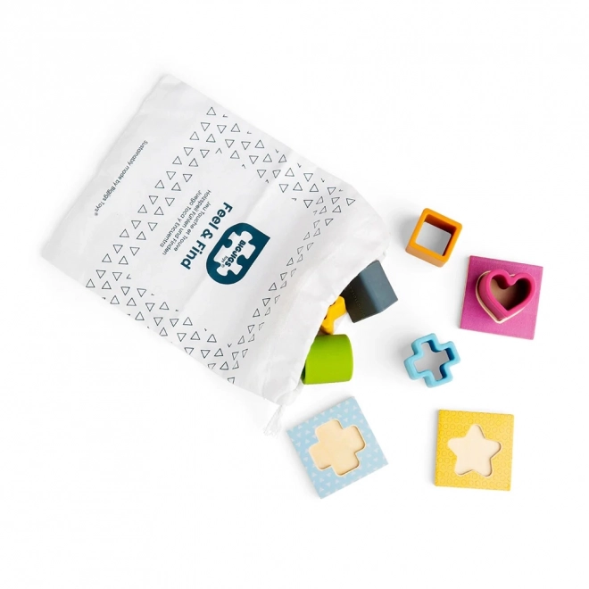 Bigjigs Toys Hmatej og Find Montessori spil