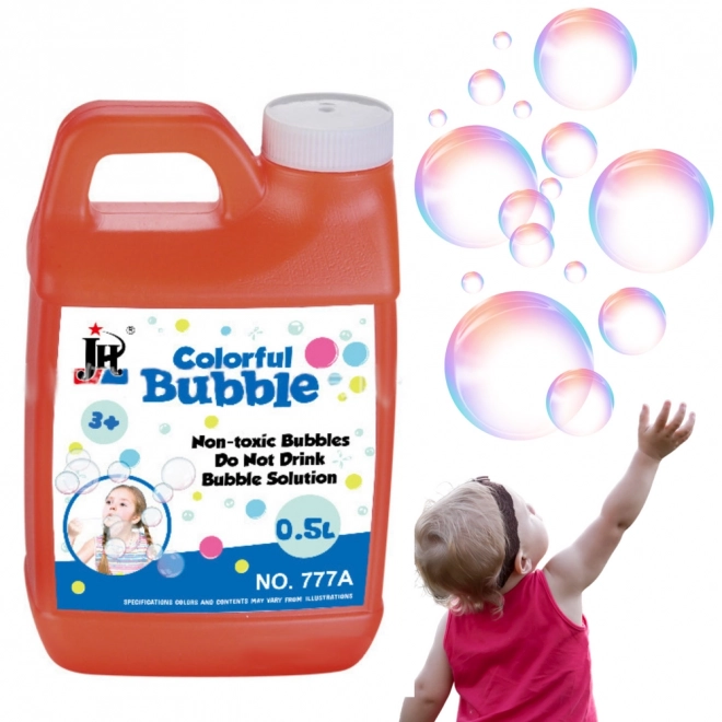 Regnbue sæbeboblevæske 0,5 L