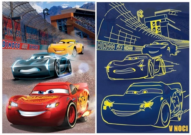 Puslespil Cars 3 vindende hjul 100 XL brikker