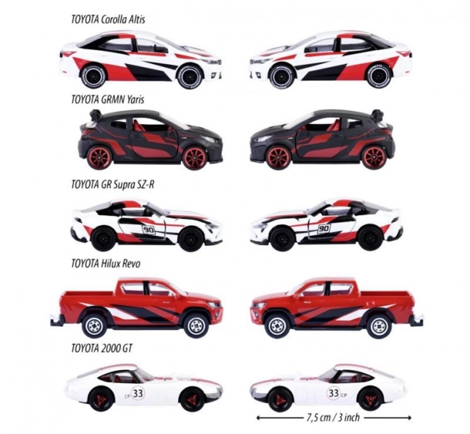 Toyota Racing Gavesæt 5 stk