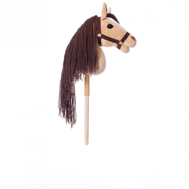 HOPPIHORSE kæphest hobby horse størrelse A3 beige