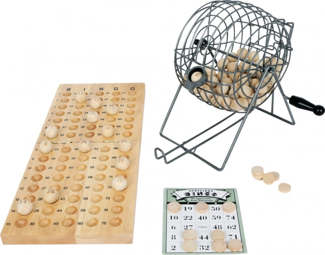 Bingo spil af træ