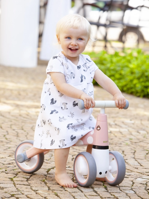 ECOTOYS Løbecykel Flamingo lyserød