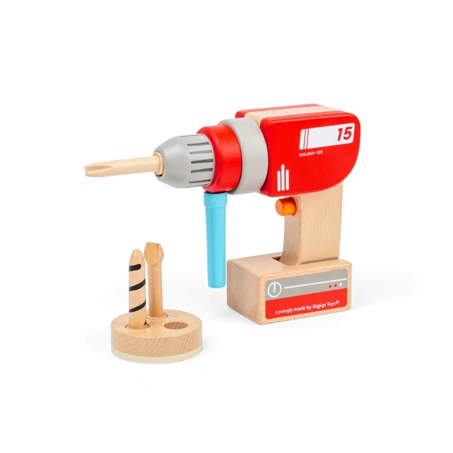 Bigjigs Toys Træboremaskine