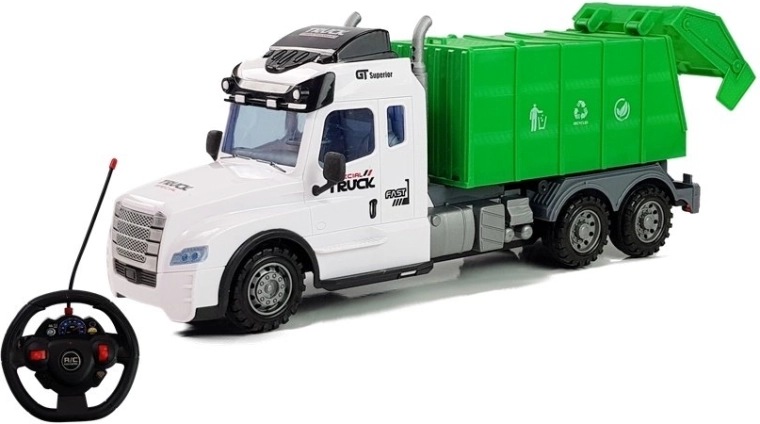 Realistisk skraldebil-aktion