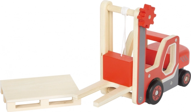 small foot træ gaffeltruck med palle