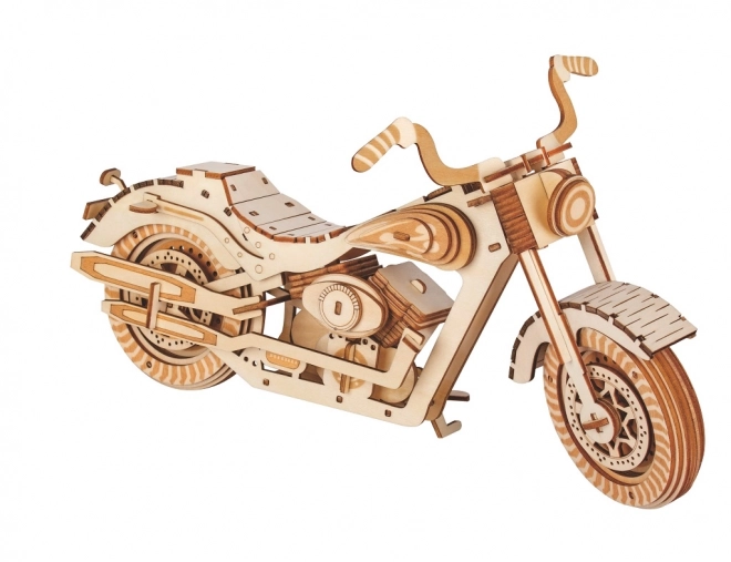 Woodcraft Træ 3D puslespil Motorcykel HD 1