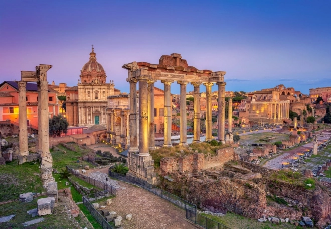 Puslespil 1000 stk Forum Romanum Rom Italien