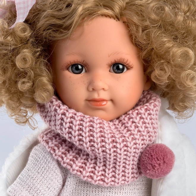 Llorens 53542 ELENA - realistisk dukke med blødt stofkrop - 35 cm