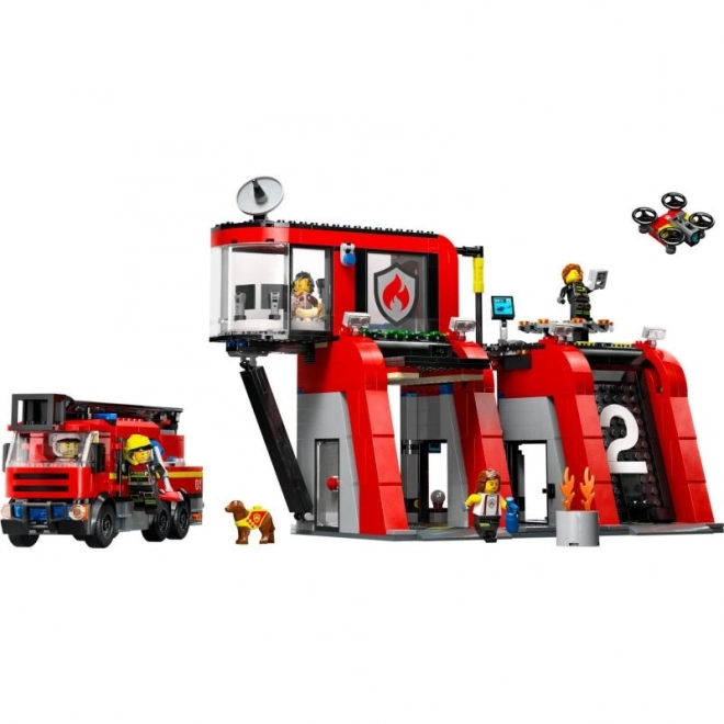 LEGO® City 60414 Brandstation med brandbil