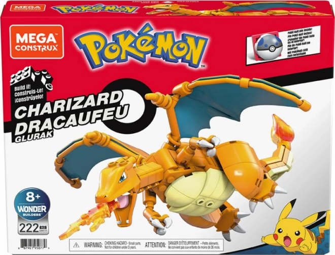 Mega Charizard Pokémon byggesæt GWY77