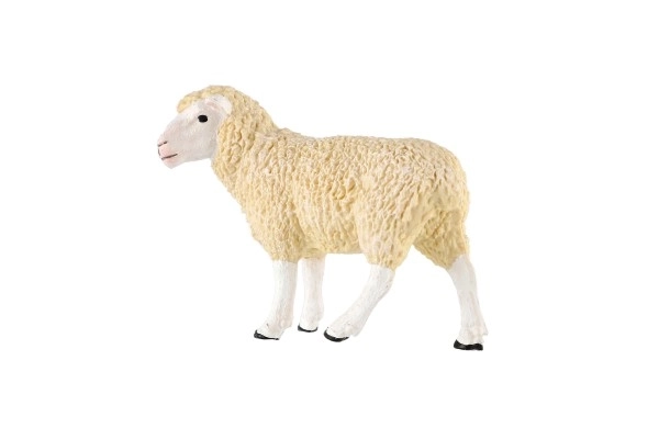 Plastfigur af husfår 8 cm