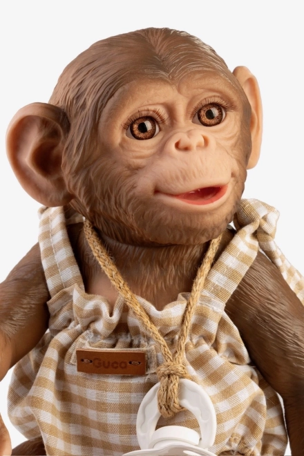 Guca 991 REBORN OPIČKA - realistisk abe baby med hele vinyloverkrop - 32 cm