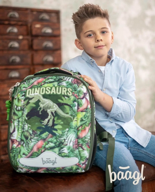 Skole rygsæk Baagl Dinosaurer