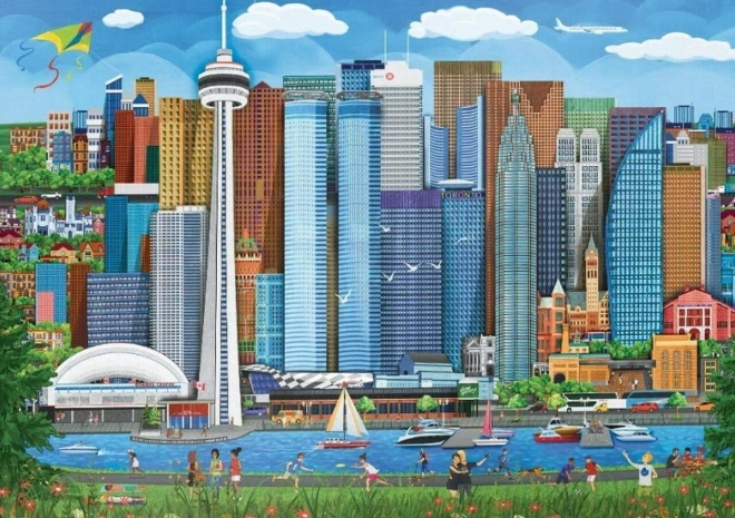 Puslespil Picnic i Toronto 1000 brikker