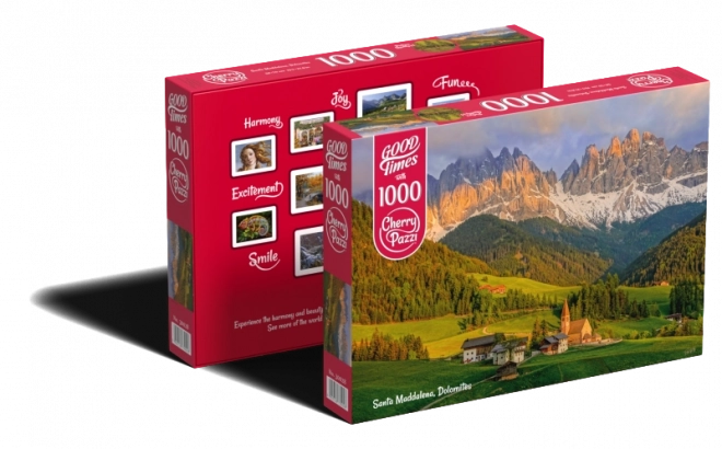Puslespil Santa Maddalena Dolomitterne 1000 brikker