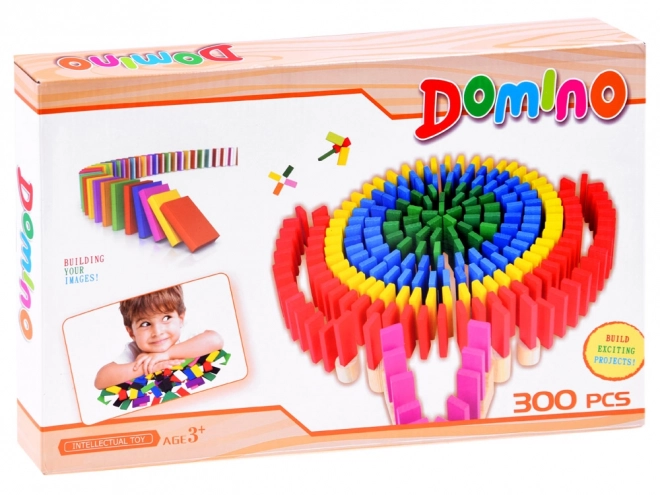 Træfældet domino i farver 300 dele