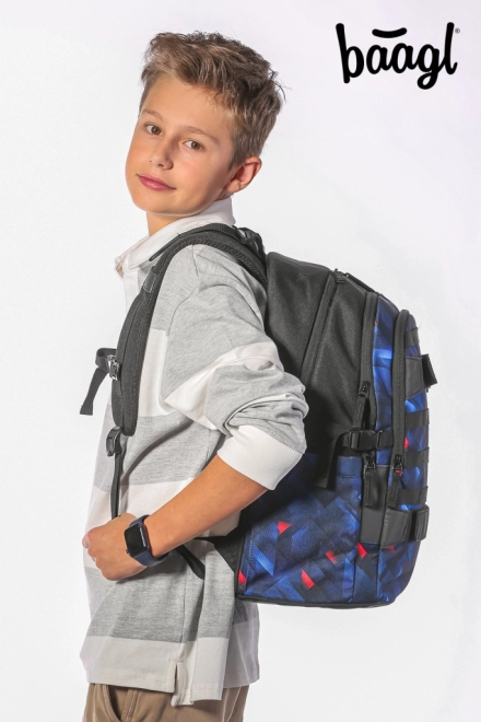 Skole rygsæk Skate Indigo