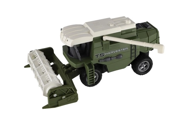 Kombajn/skæremaskine RC plast 22cm 27MHz på batterier med lys 2 typer i kasse 30x21x12cm