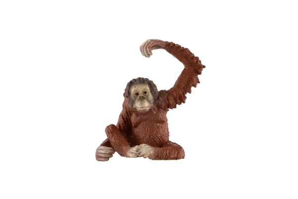 Sumatransk orangutang zooted plast 8cm i pose