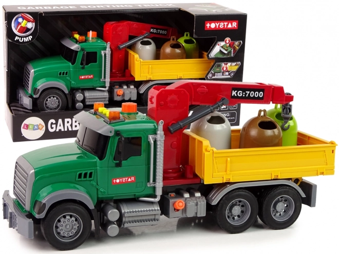 Lastbil Auto Krane Transport Skraldespand Lyd