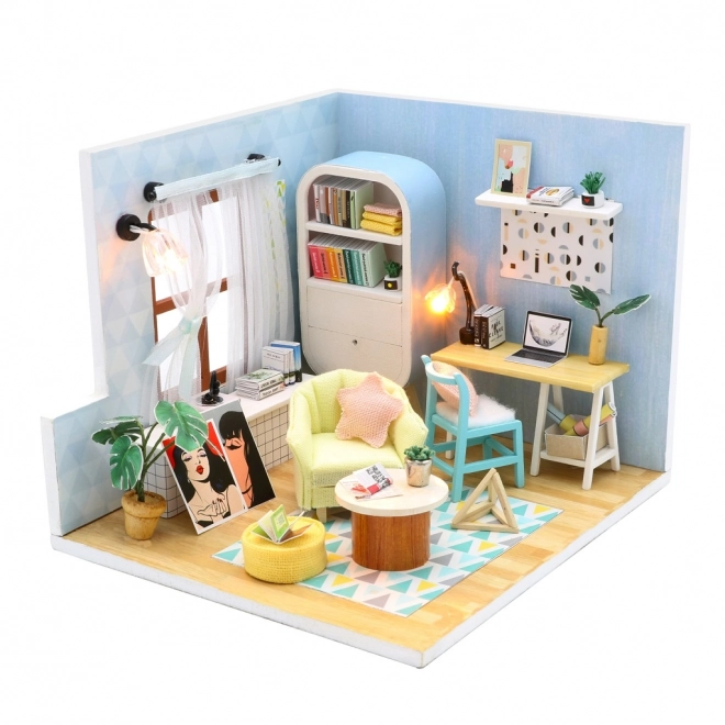 Ni miniature hus hyggeligt skjul Cink-Cink