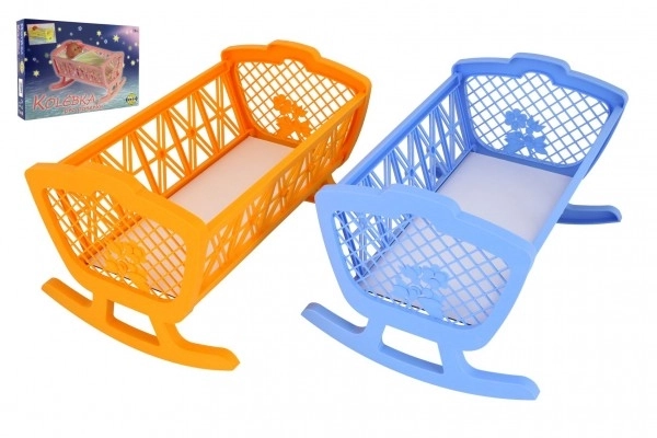 Dukke vugge uden sæt plastik 47x35x30cm i æske 48x32x8cm