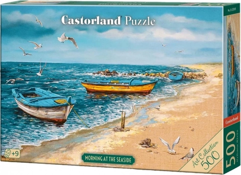 Puslespil Morgen ved havet – 500 brikker CASTORLAND