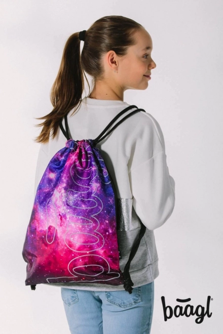 Posetaske BAAGL Skate Galaxy