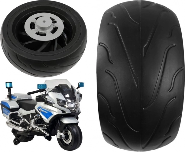 Baghjul til elektrisk motorcykel BMW R1200 af blød EVA-skum