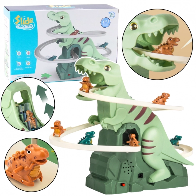 Sjov dinosaurbjergrutsjebane