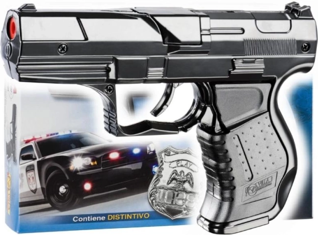 Metallisk politikapselpistol, 8-skuds – SQUADRA SPECIALE