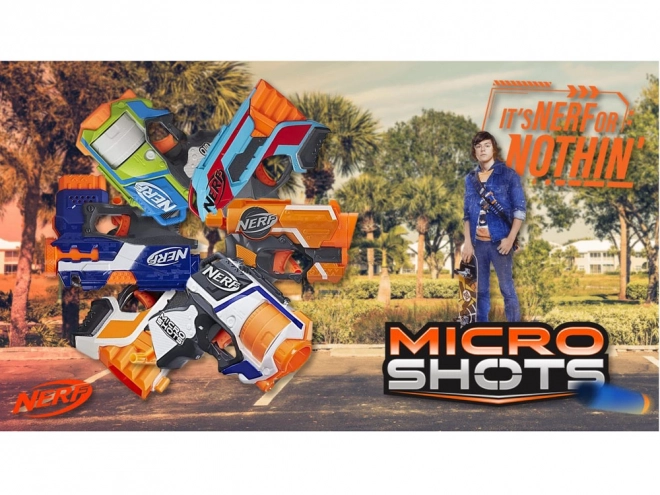 Stor sæt med Nerf-pistol med skumkugler