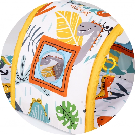 Støtte til kravletræning takket være legetunnelen